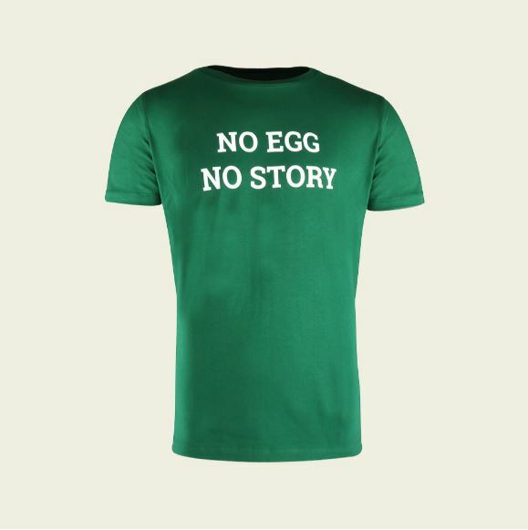 no egg no story big green egg tshirt