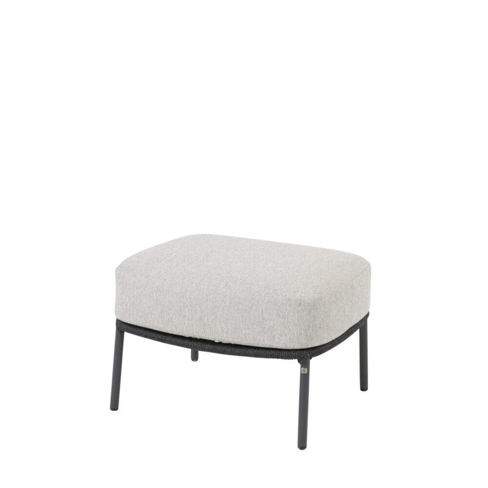 Calpi footstool anthracite with cushion