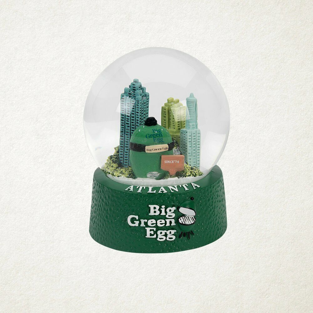 snow globe big green egg