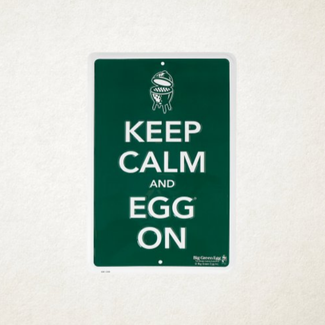 bord keep calm and egg on big green egg