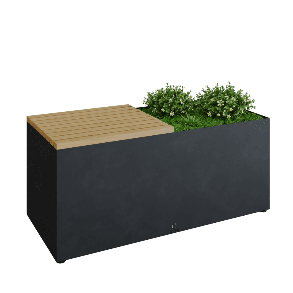 OFYR Herb Garden Bench Black