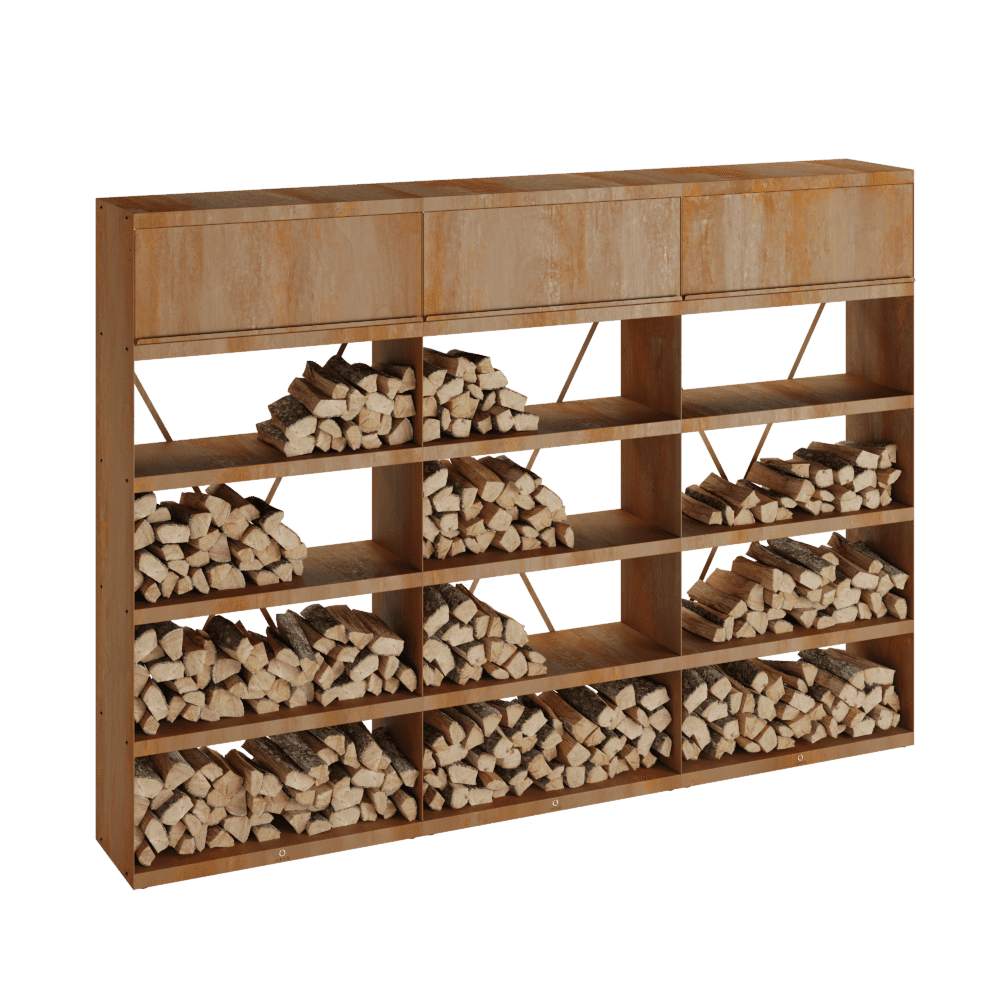 OFYR Wood Storage Corten 300