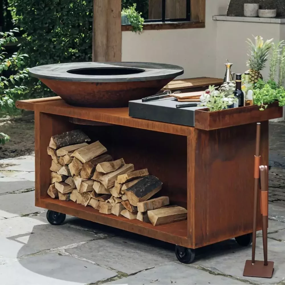 Ofyr Island Corten 100 Pro Ceramic Dark Grey van Ofyr