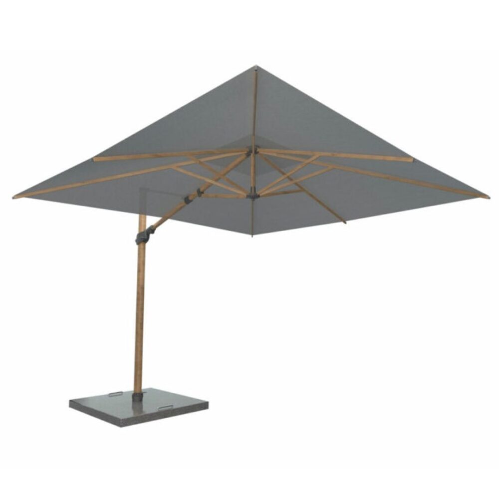 Siesta Premium Parasol 300 X 300 Cm Met Houtlookframe van 4 Seasons Outdoor voor € 1337.95