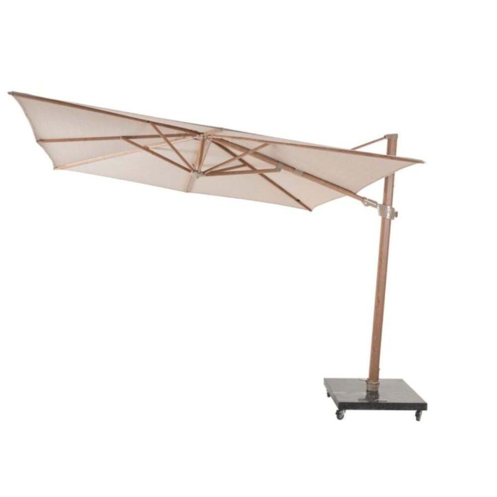 Siesta Premium Parasol 300 X 300 Cm Met Houtlookframe van 4 Seasons Outdoor voor € 1337.95