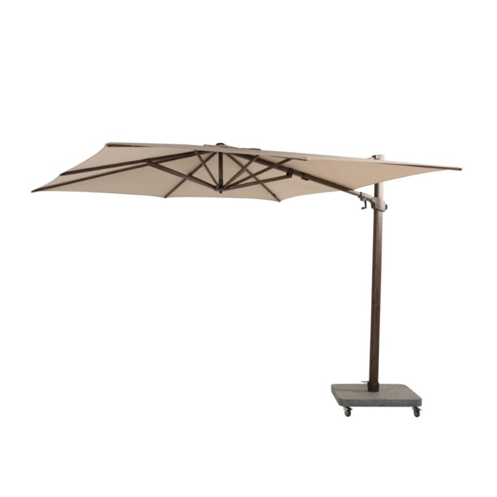 Siesta Premium Parasol 300 X 300 Cm Met Wenge Frame