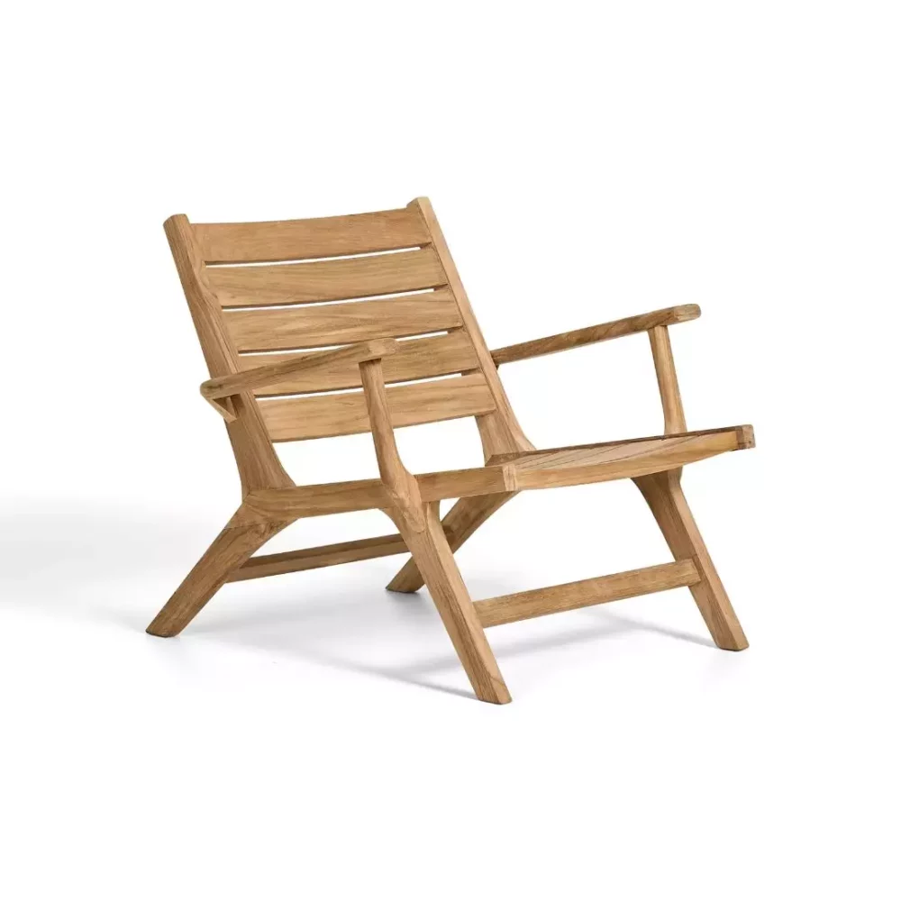 Koozy Loungestoel Met Armleuning van Jati & Kebon