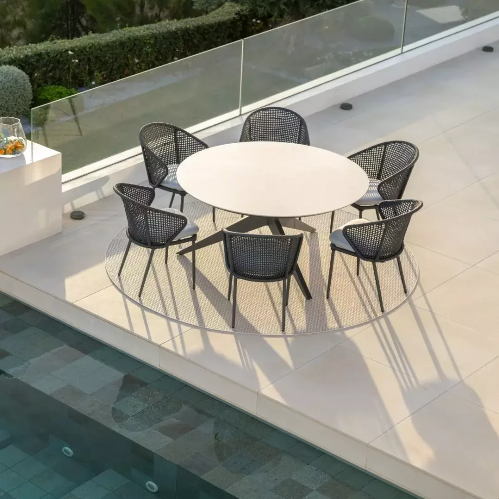 Yate Dining Table Ø150 Cm van Jati & Kebon