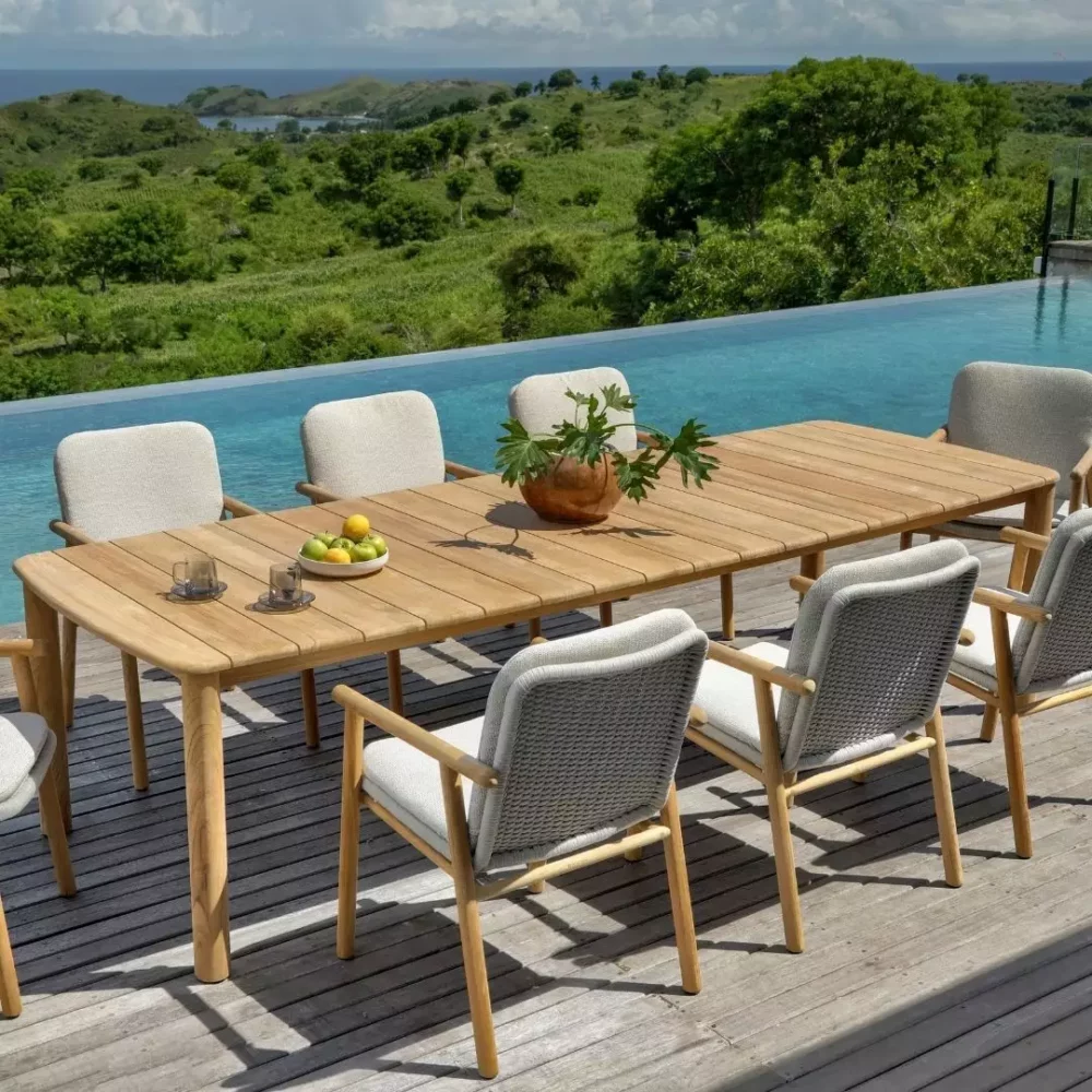 Benoa Dining Table Teak 240×100 van Jati & Kebon