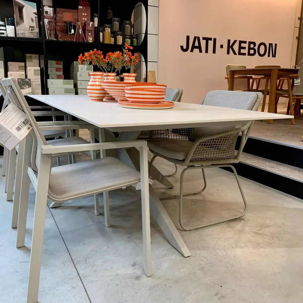 Yate Dining Table 220x100cm In Dune /chianca van Jati Kebon