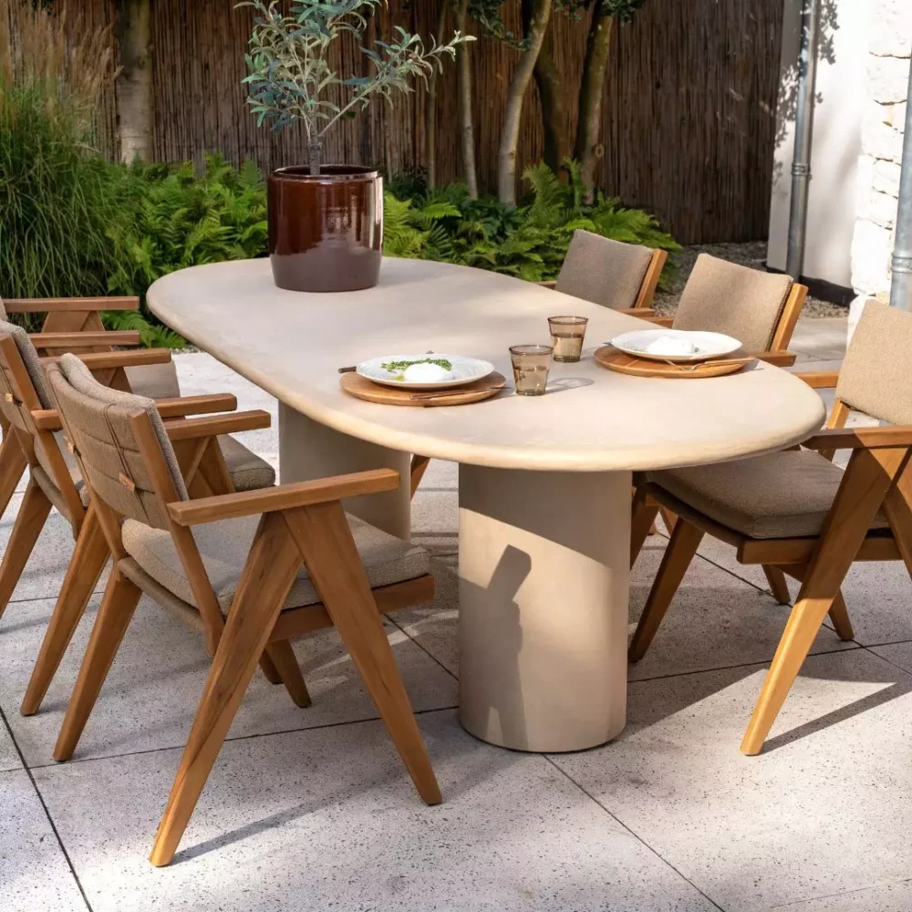 Hampton Eettafel Ovaal 240 X 105 Cm van 4 Seasons Outdoor