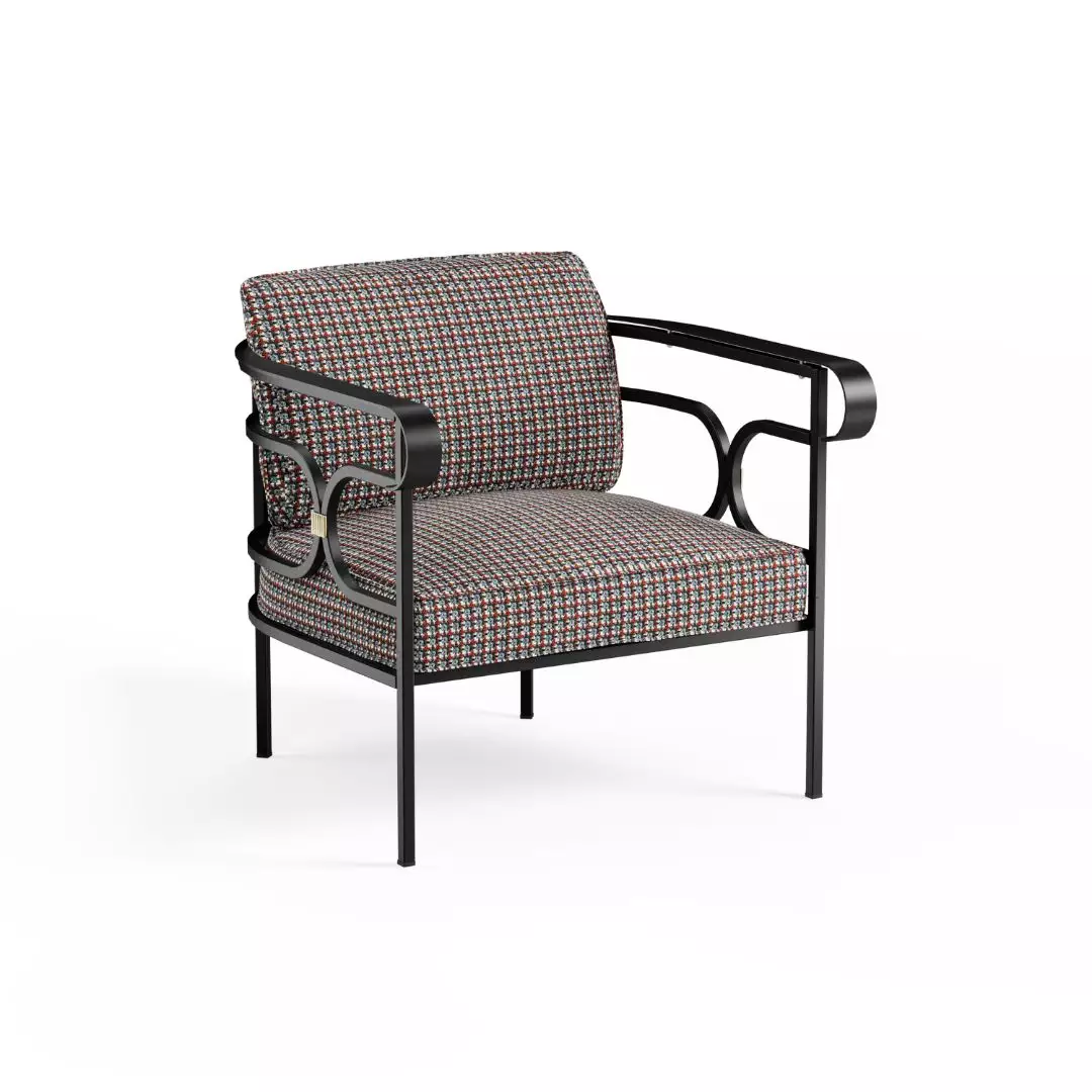 Canapé Collier 1 place noir