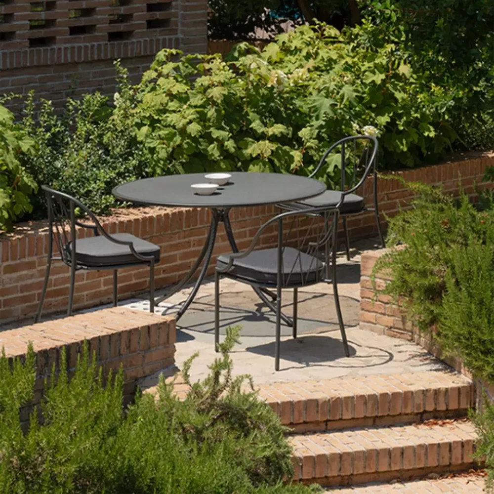 Combo Eettafel Rond Diameter 105 Cm