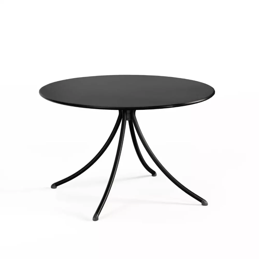 Combo Eettafel Rond Geperforeerd Blad Diameter 123 Cm (kopie)