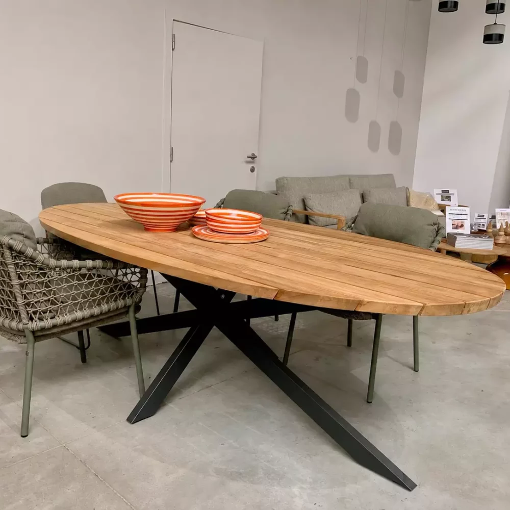 Prado Tafel In Teak En Aluminium van 4 Seasons Outdoor