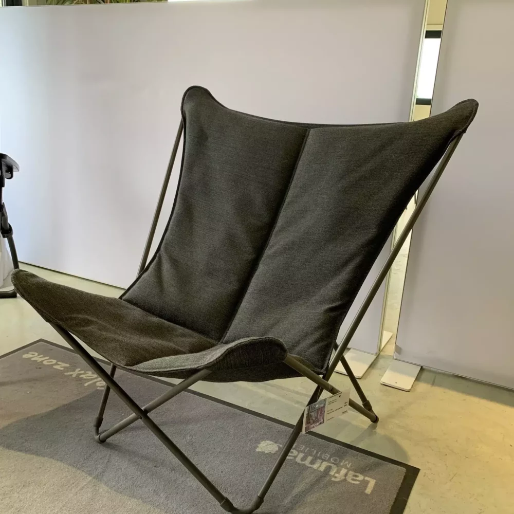 Lafuma Futura Relaxstoel – Black / Galet – Toonzaalmodel van Lafuma